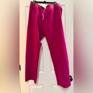 Figs Bright Pink Livingston Scrub Pants